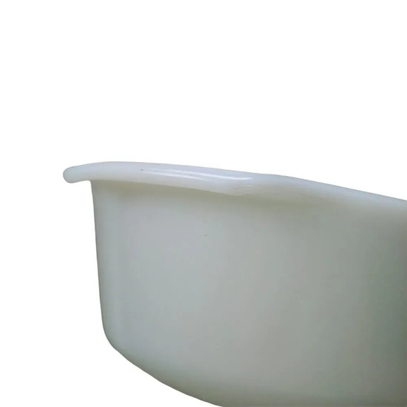 Anchor Hocking Milk Glass Casserole Dish Fruit Theme 1.5 Quart Oval - Picture 8 of 9